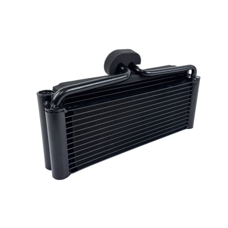 Satin black aluminum CSF 8368 A/C evaporator with 12-channel microtubes and pre-installed foam for 1989-1998 Porsche 911
