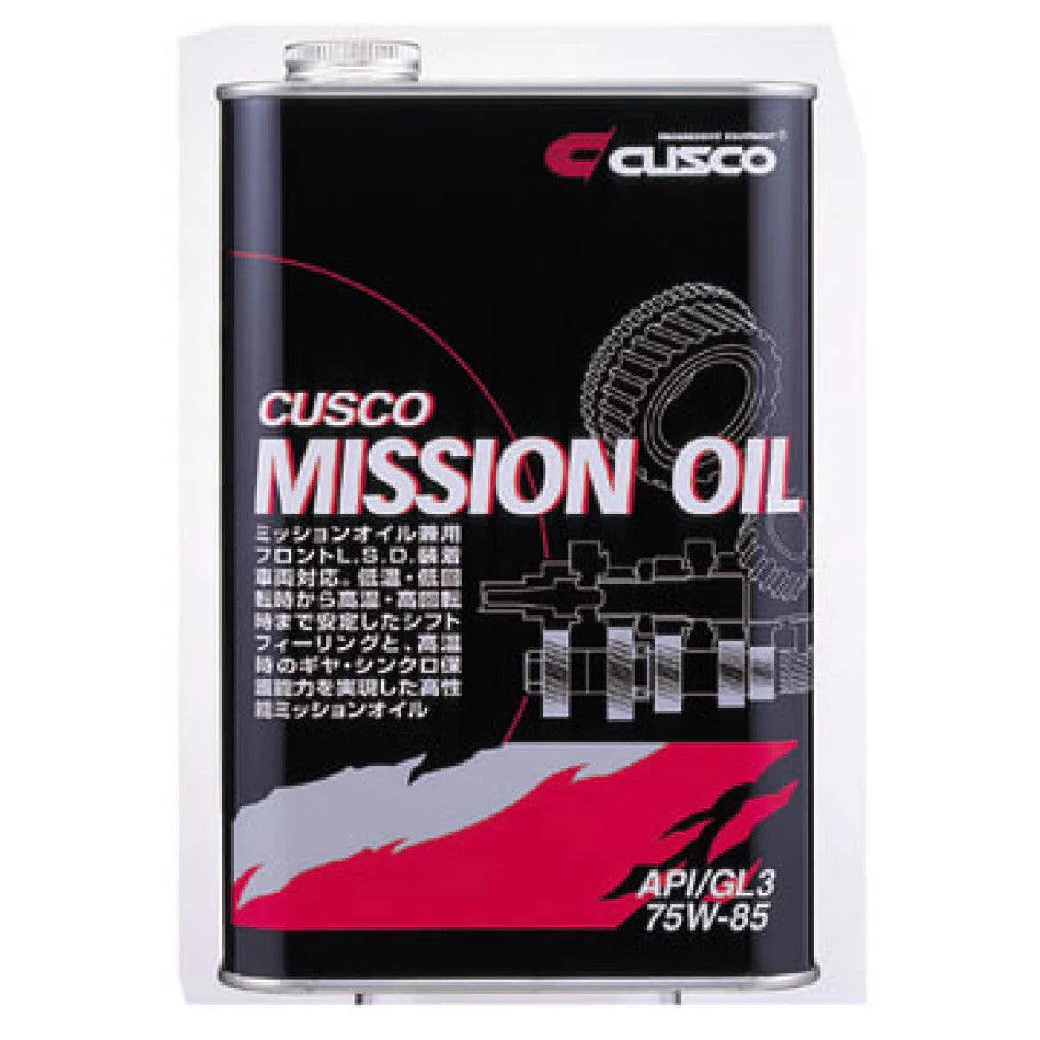 Cusco 75W-85 Mission Oil for FF/MR/4WD Front - 1L Mineral Non-Synthetic