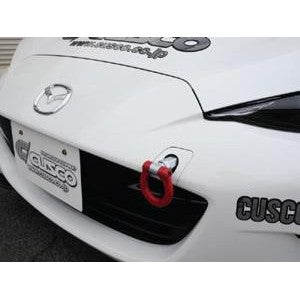 Cusco folding front tow hook for the 2016 Mazda MX-5 Miata ND5RC
