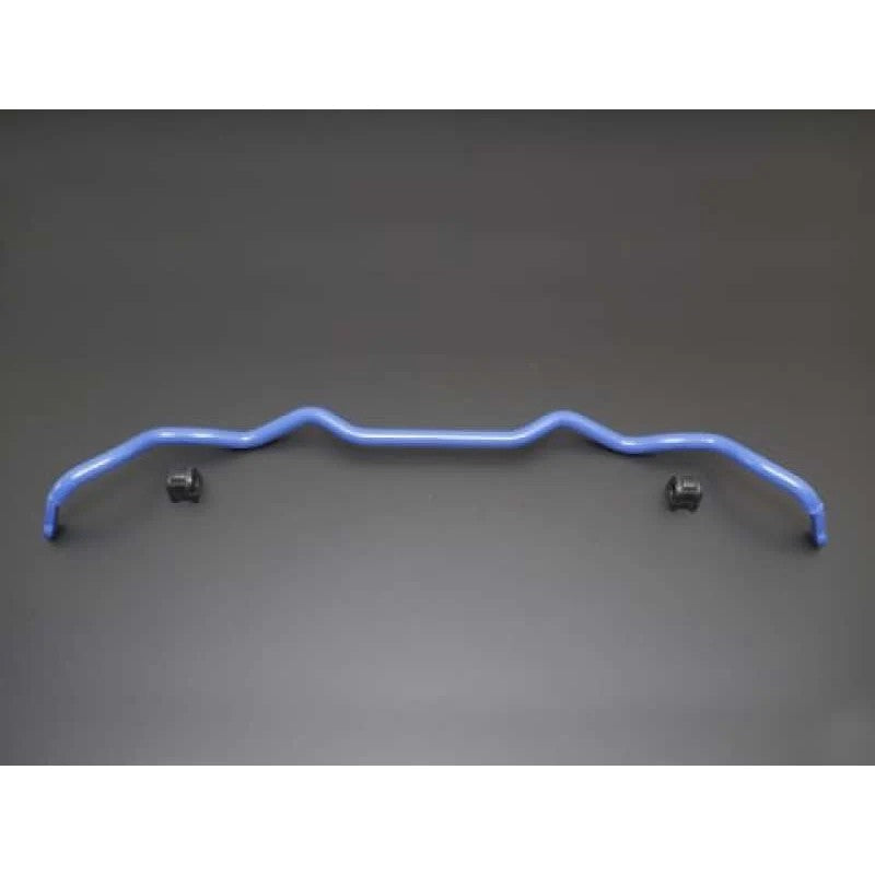 Blue powder-coated Cusco 26mm front sway bar for 2015 Subaru WRX (Non-STI)