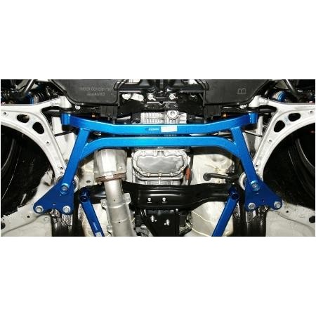 Cusco Type II front multi-point lower arm reinforcement bar for 2008-2014 Subaru Impreza WRX and STI turbo models.