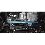 Blue Cusco V1 Front Lower Arm Bar for 2011-2012 Toyota Prius front suspension.