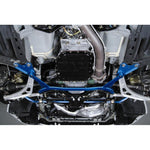 Blue multi-point Cusco Front Lower Arm Bar Ver. II for 2005-2009 Subaru Legacy
