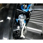 Polished aluminum Cusco oil catch tank kit with mounting hardware for 2000-2003 Honda S2000 AP1.