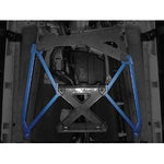 Blue Cusco Power Brace Floor Center chassis reinforcement for 2016 Mazda MX-5 Miata ND5RC.