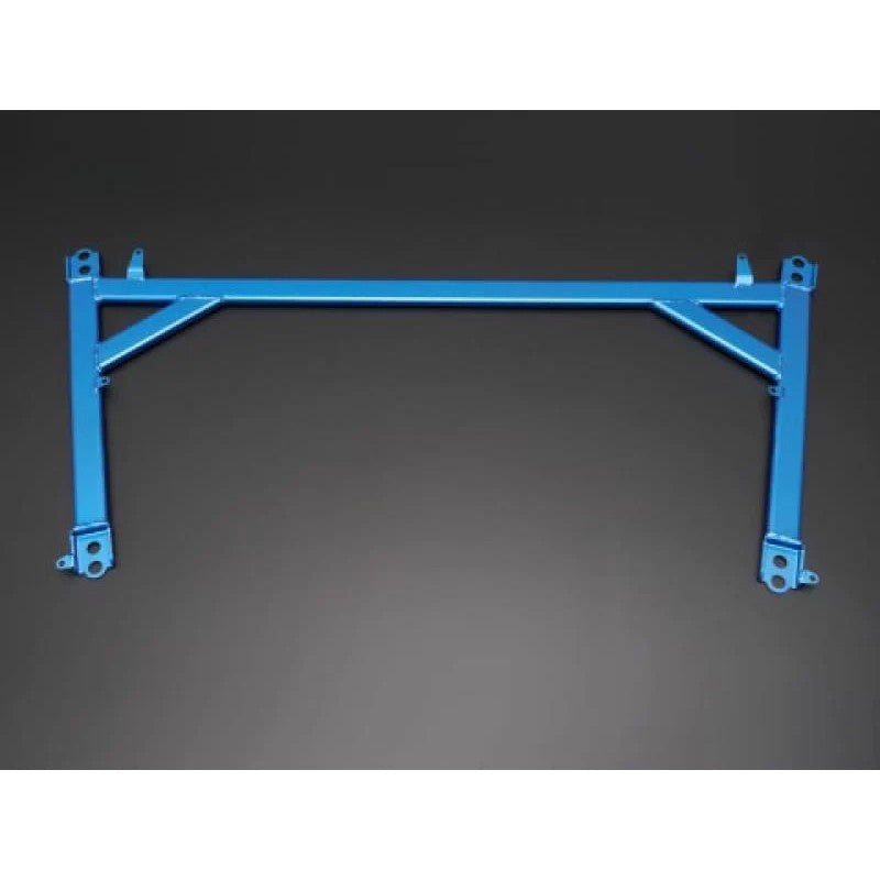 Cusco Front Power Brace in signature blue for 2016-2022 Toyota Prius chassis reinforcement