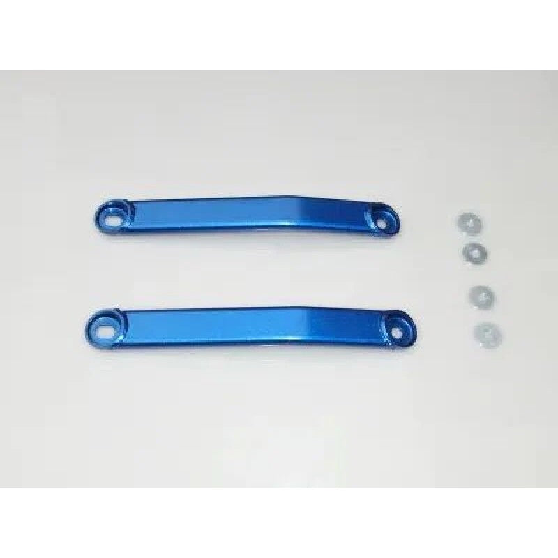 Cusco Blue powder-coated steel rear member power brace for 2016+ Lexus RC200t, RC300, and RC350.