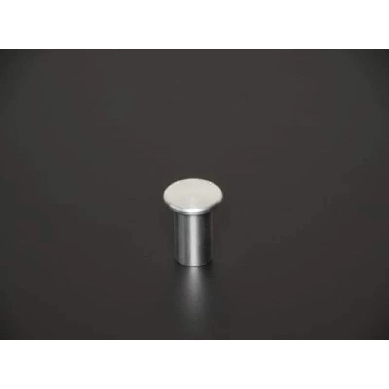 Silver Cusco aluminum spin turn knob for Subaru BRZ, Toyota 86, and Scion FR-S handbrake levers.