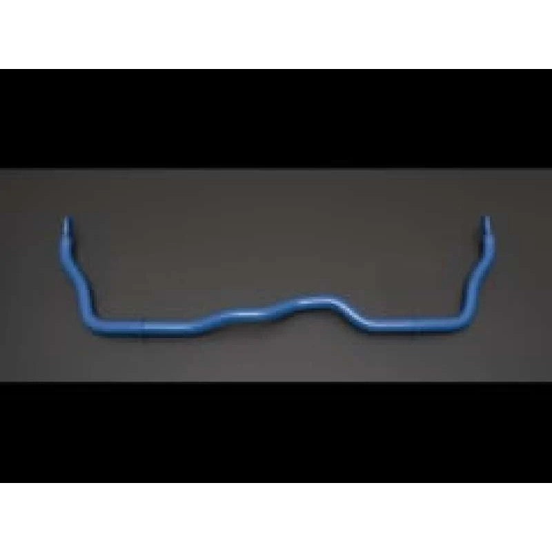 Cusco blue 28mm front anti-roll sway bar for Toyota C-HR with included installation bushings.