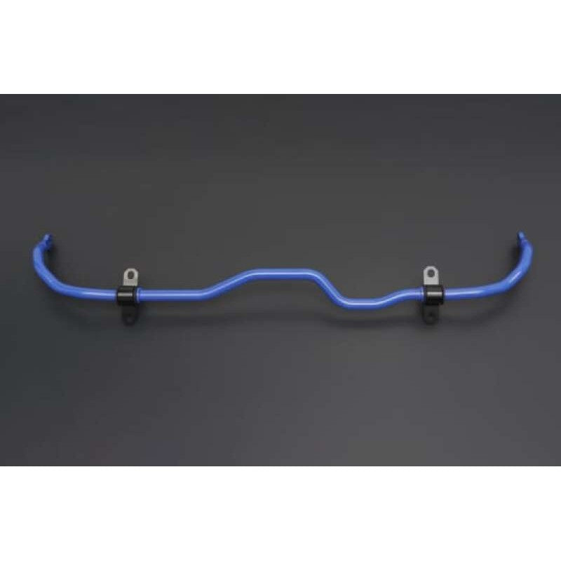 Cusco 26mm solid steel rear anti-sway bar in signature blue for 2023+ Toyota GR Corolla GZEA14H.