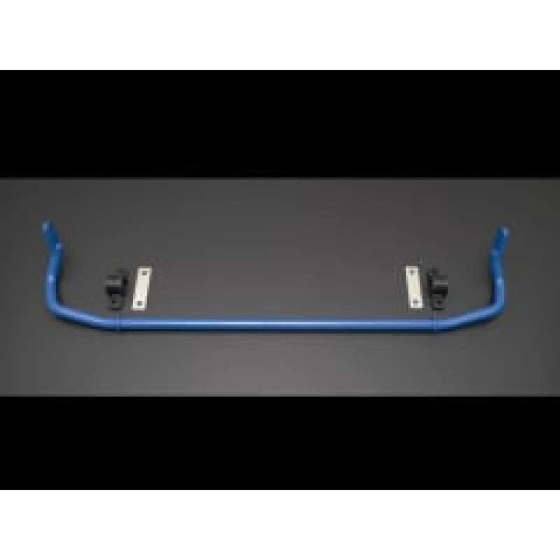 Blue Cusco 26mm rear sway bar with performance bushings for Toyota C-HR suspension