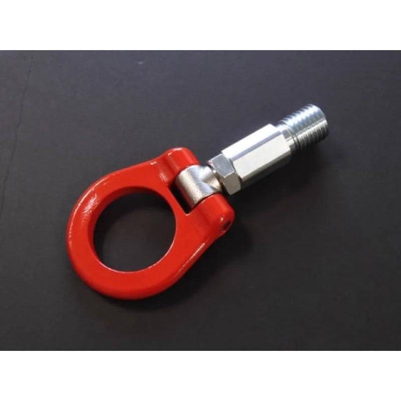 Cusco red folding swivel joint rear tow hook for Mitsubishi Lancer Evolution X