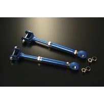 Cusco blue adjustable rear trailing rod with pillowball bushings for 2008-2014 Subaru Impreza and Legacy