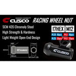 Cusco Wheel Lug Nut Set - M12 x P1.25mm - Black (20pcs)