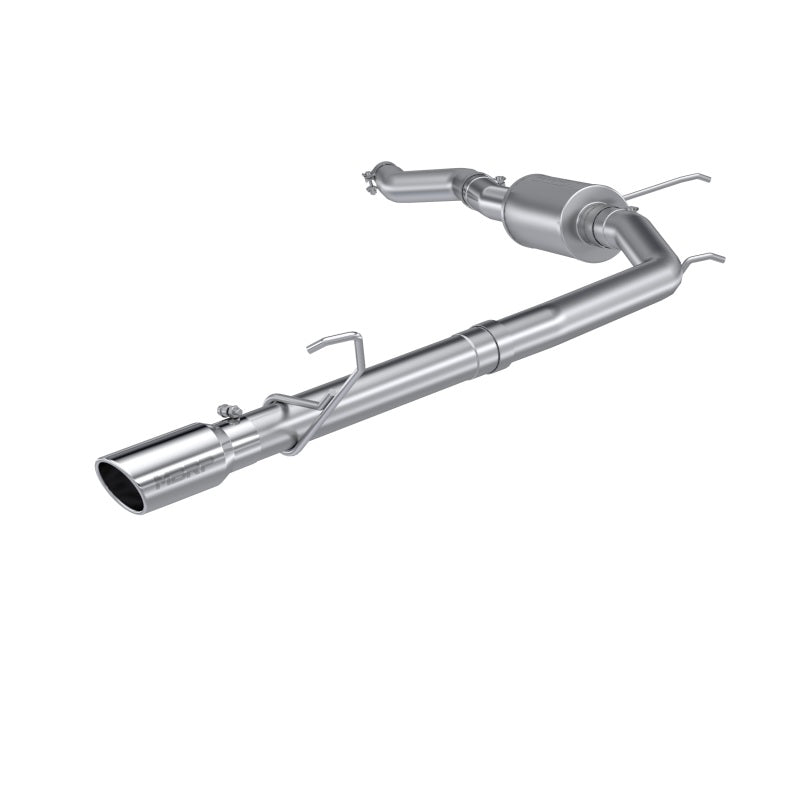 MBRP 3-inch aluminized steel cat-back exhaust system for 2022-2026 Ford Maverick with 4-inch polished tip