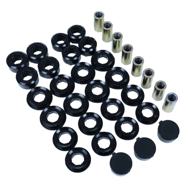 Energy Suspension black polyurethane rear control arm bushing set for 1991-1997 Toyota Land Cruiser