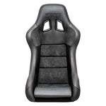 Sparco QRT-C Performance Carbon Fiber Racing Seat - Black/Red