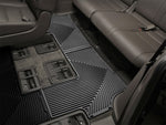 WeatherTech 17-25 Chrysler Pacifica Hybrid (Excl. Pinnacle) Rear All-Weather Floor Mats - Black