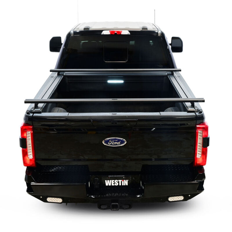 Westin 2017-2026 Ford F-250/F-350 SD 6.8ft Bed Electric Retractable Tonneau Cover - Black