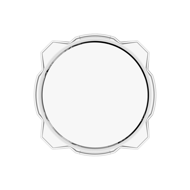 Clear 6-inch impact-resistant light shield for KC HiLiTES Gravity Pro6 LED lights