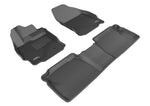 3D MAXpider Kagu Series Black Full Set All-Weather Floor Mats for 2014-2016 Scion tC