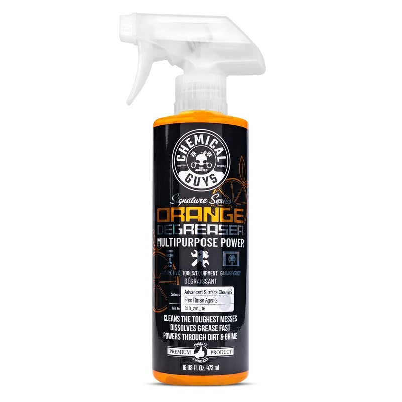 16oz bottle of Chemical Guys Signature Series Orange Degreaser citrus-based cleaner