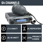 Rugged Radios Rambler G4 GMRS Mobile Radio Kit Lite with Stealth Antenna