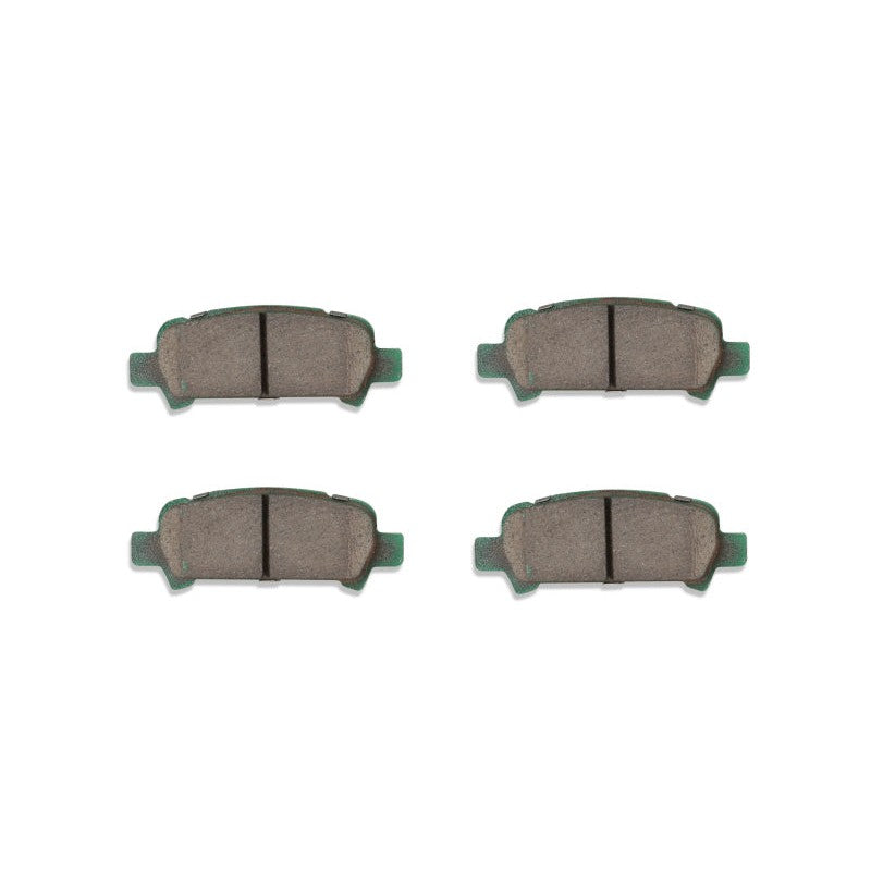 Set of four DBA Street Performance SP500 rear brake pads for 1998-2009 Subaru models.