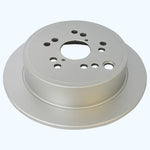 DBA Street Series En-Shield rear brake rotor with silver corrosion-resistant coating for Subaru and Scion