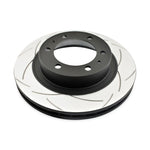 DBA Street Series T2 Slotted Front Brake Rotor DBA2716S featuring CNC machined bi-symmetrical slots