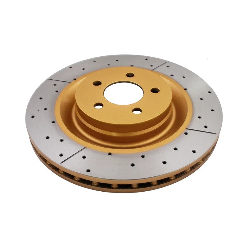 DBA 08-15 Dodge Challenger SRT-8 Front Drilled & Slotted Street Series Rotor