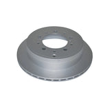 DBA Street Series En-Shield rear brake rotor with grey corrosion-resistant coating on the hub and cooling vents.
