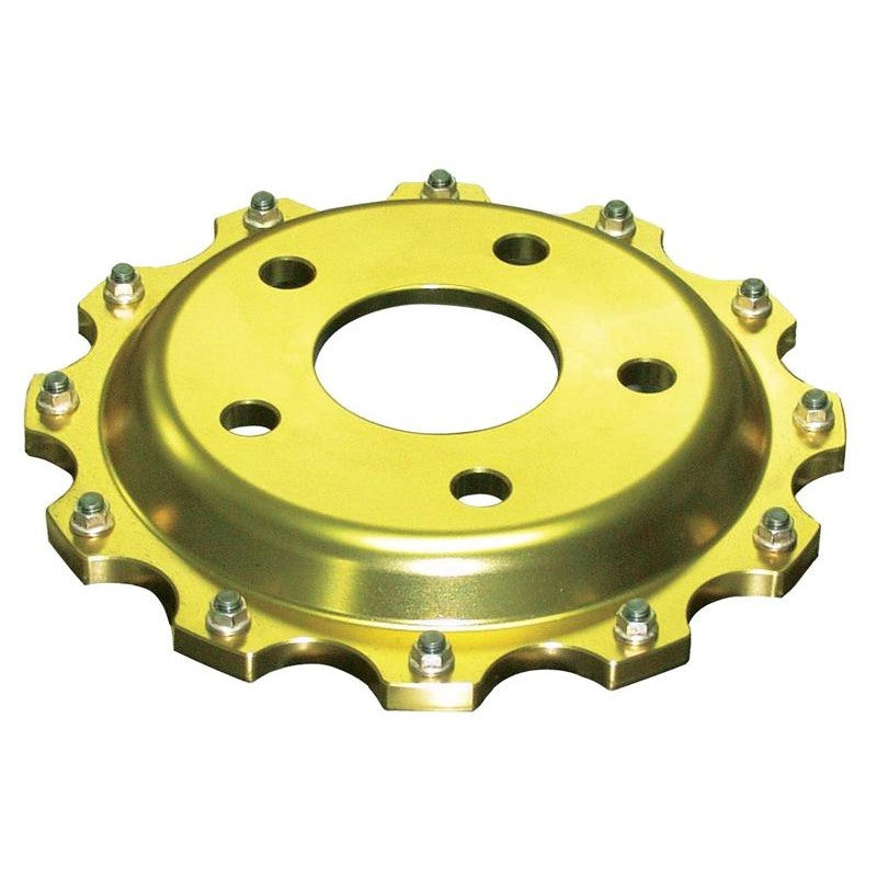 DBA 5000 Series T3 slotted replacement friction ring for right front two-piece brake rotors.