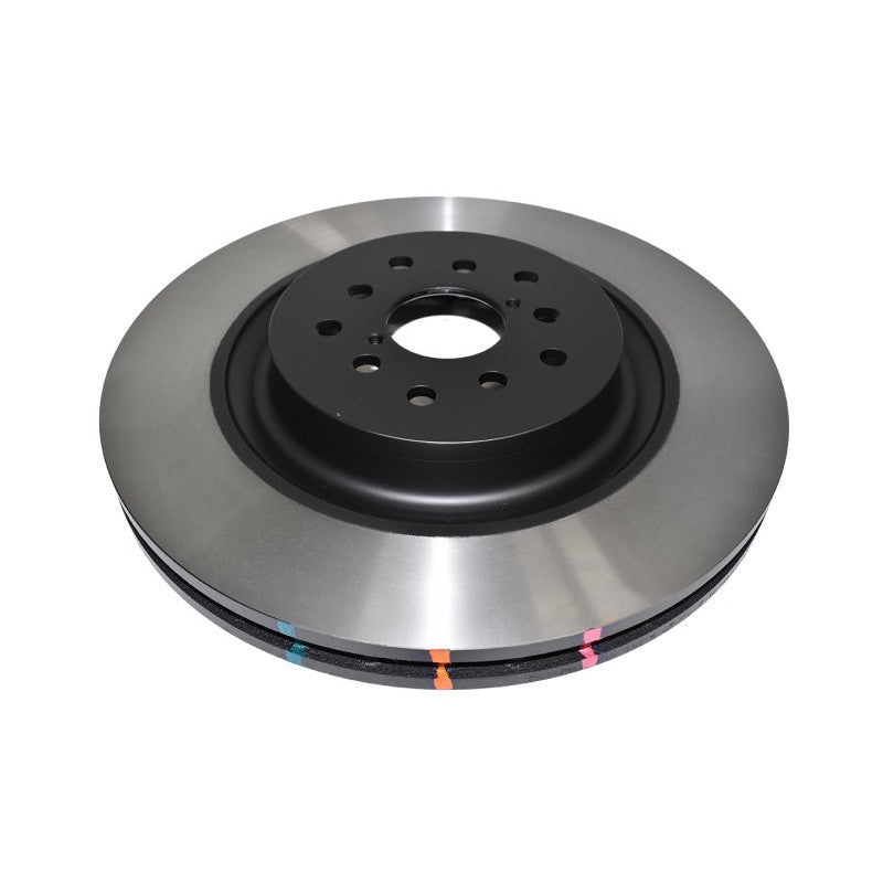 DBA 4000 Series standard finish front brake rotor for 2018-2021 Subaru WRX with 6-piston Brembo calipers.
