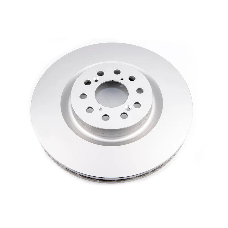 DBA Street Series En-Shield front brake rotor with silver corrosion-resistant coating