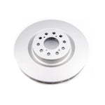 DBA Street Series En-Shield front brake rotor with silver corrosion-resistant coating