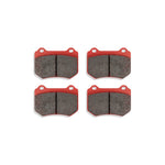 DBA RP Performance rear track brake pads for 2018-2021 Subaru WRX STI showing slotted friction material.