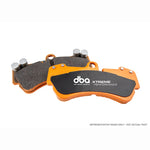 DBA Xtreme Performance XP650 front brake pad set for heavy duty Toyota and Lexus applications.
