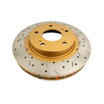 DBA 4000 Series XS front drilled and slotted brake rotor for 1989-1996 Nissan 300ZX