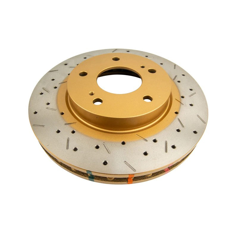 DBA 4000 Series XS front drilled and slotted brake rotor for 1989-1996 Nissan 300ZX