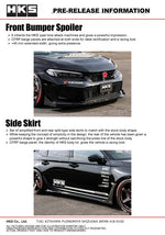 HKS Body Kit Type-S Rear Spoiler for Honda Civic Type R (FL5)