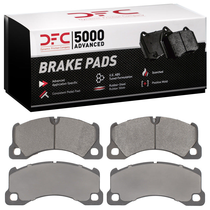 DFC 5000 Advanced Low Metallic front brake pad set for Audi and Porsche performance vehicles