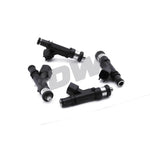 DeatschWerks fuel rail conversion kit with 1000cc injectors and mounting hardware for 2004-2006 Subaru STI
