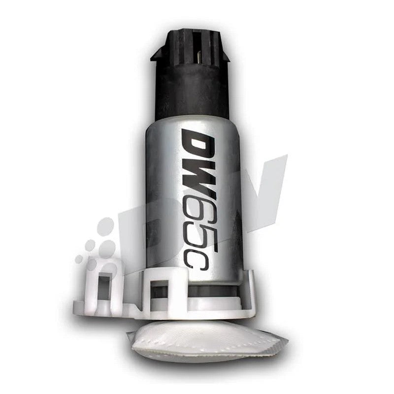 DeatschWerks DW200 255 LPH in-tank fuel pump with 2004-2008 Mazda RX-8 installation kit.
