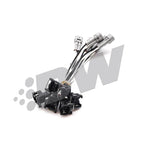 Set of six DeatschWerks 1200cc high-flow fuel injectors with Bosch EV14 technology