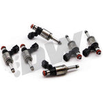 Set of DeatschWerks 1700cc GDI fuel injectors for Ford 3.5L EcoBoost engines.
