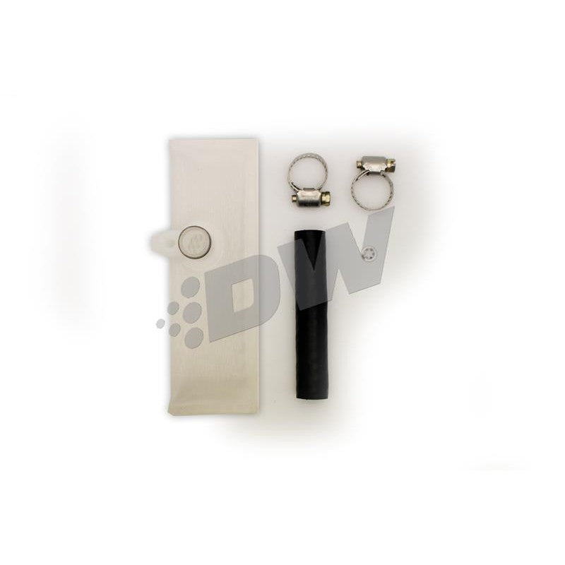 DeatschWerks DW300M 340 LPH in-tank fuel pump and vehicle-specific installation kit for 1997-2004 Ford F-Series trucks.