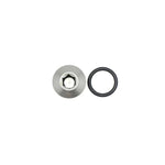 DeatschWerks 6AN ORB low profile male plug with internal hex drive and black O-ring.