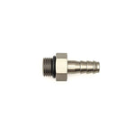 DeatschWerks 6-02-0502 fuel fitting with -6 AN ORB male threads and a 5/16 inch triple barb and O-ring.
