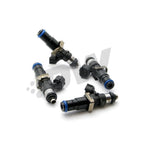 Set of four DeatschWerks 60mm standard-length Bosch EV14 fuel injectors with 50lb/hr flow capacity.
